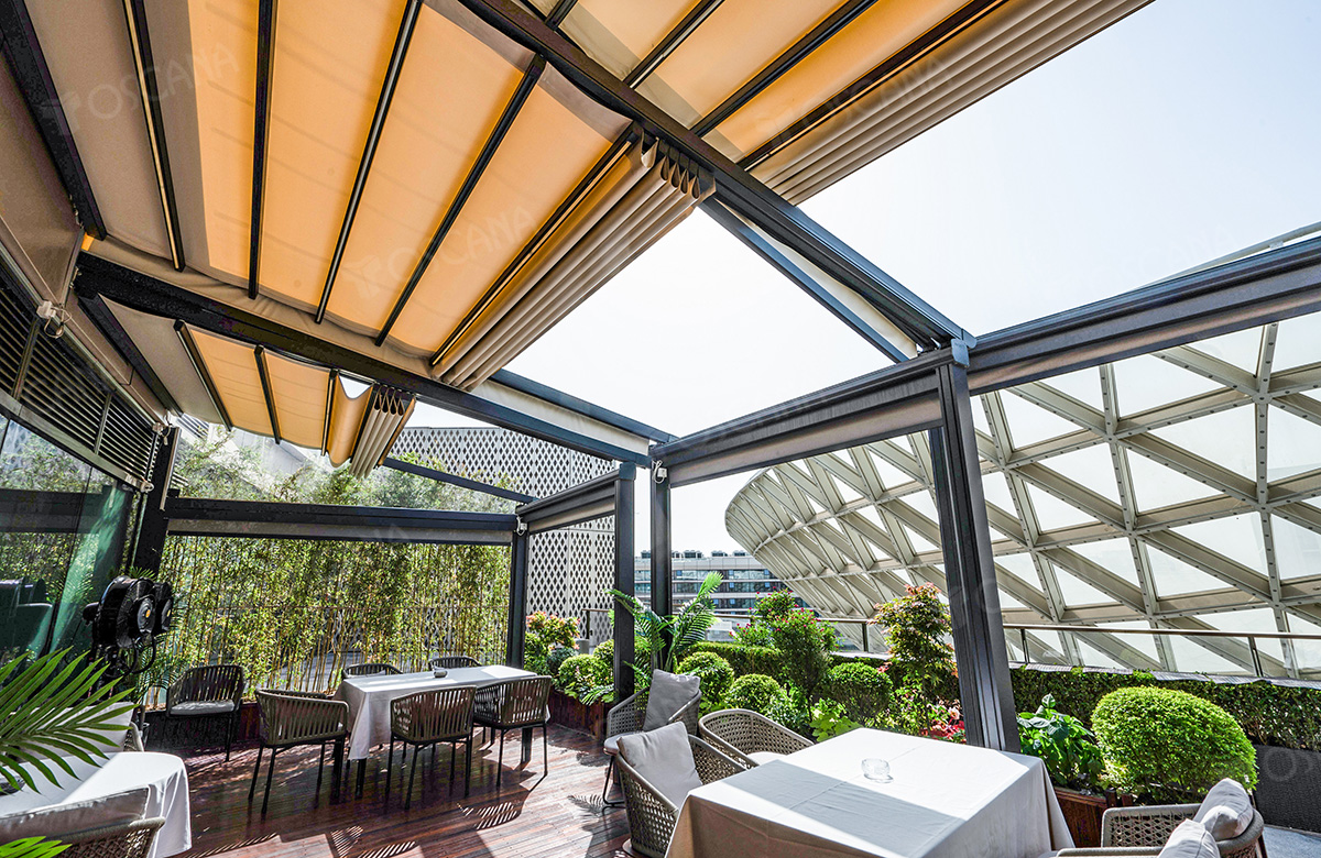 遮阳商业案例：上海爱琴海购物公园