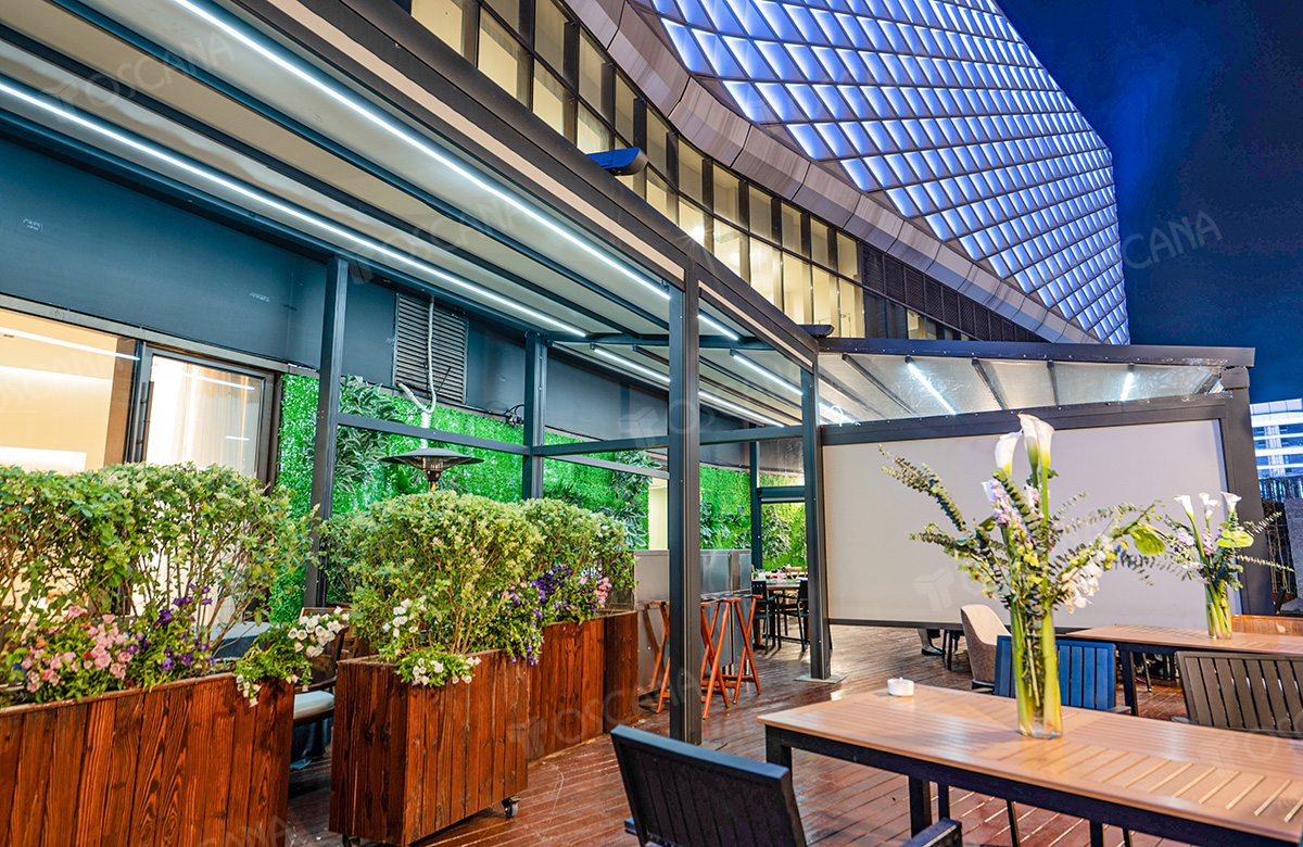 遮阳商业案例：上海爱琴海购物公园