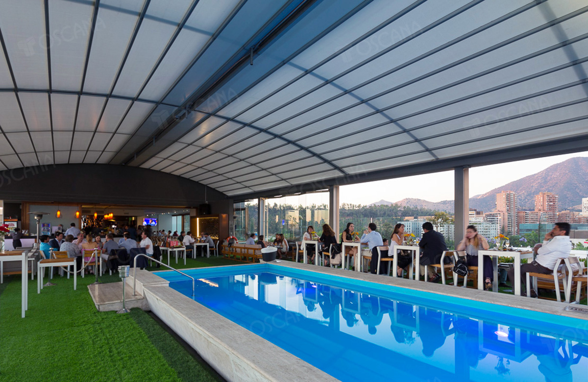 遮阳篷工程案例：智利NOI五星级酒店
