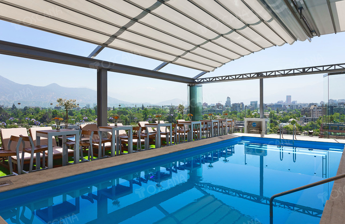 遮阳篷工程案例：智利NOI五星级酒店