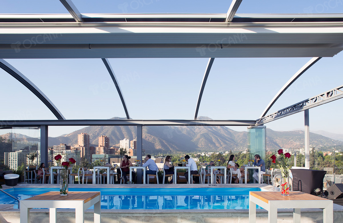 遮阳篷工程案例：智利NOI五星级酒店