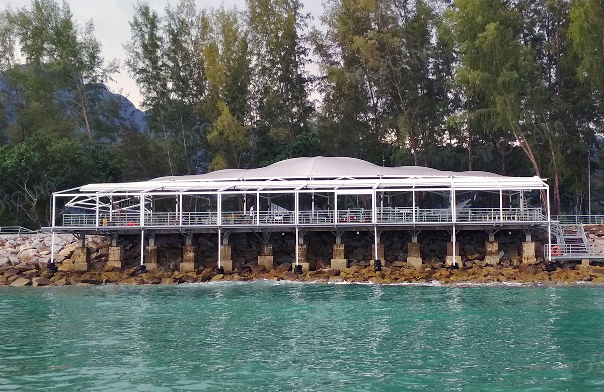 马来西亚-兰卡威天堂岛餐厅