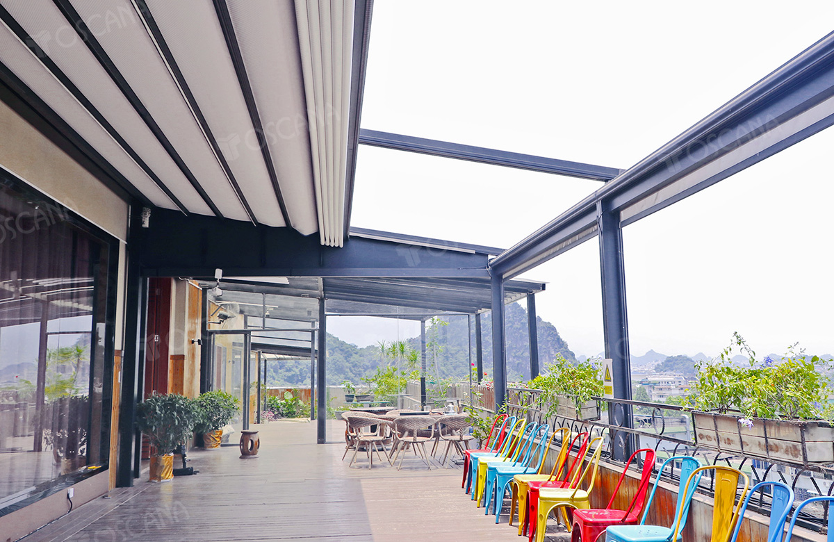 遮阳篷商业案例：桂林26°酒店